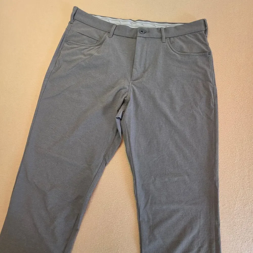 Tommy Bahama Chip Shot IslandZone 5-Pocket Pants Fog Gray Sz 35x30 ST124404